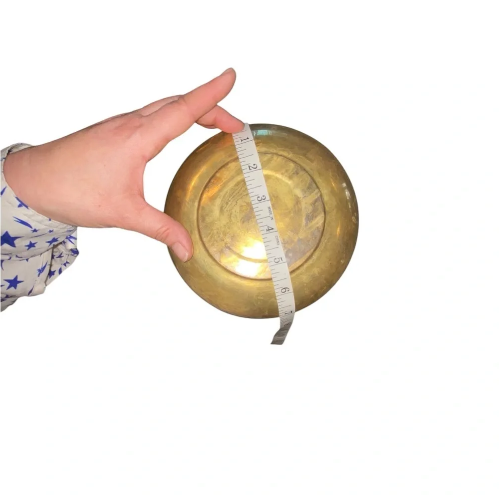 vintage brass pot / vase / spitoon - Picture 7 of 7